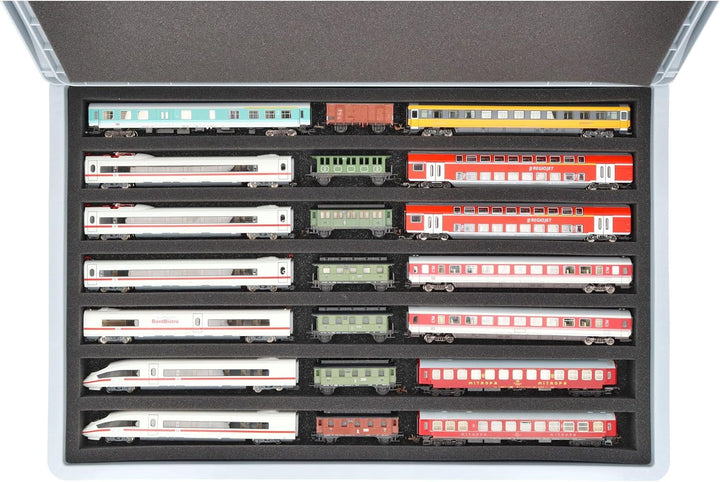 Feldherr Eurobehälter für Modelleisenbahn - 7 Stege für Spur TT liegend