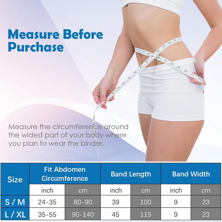 Postpartum Gürtel für Damen, Abdominal Binder Post Chirurgie Belly Wrap, C Abschnitt Erholung Must H
