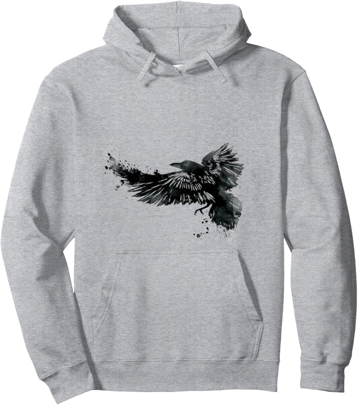 Rabe TShirt Krähe Raabe T-shirt Damen Herren Shirt schwarz Pullover Hoodie