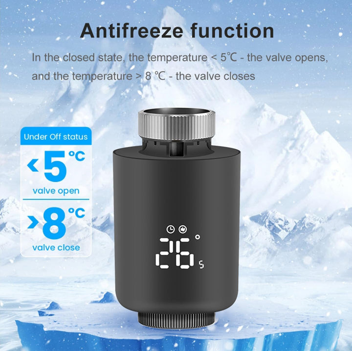 SENCKIT Smart Thermostat Heizkörperventil Programmierbares Thermostatventil, Zigbee Thermostat zur T