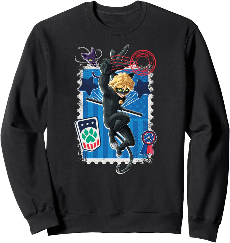 Miraculous 4. Juli Cat Noir Sweatshirt