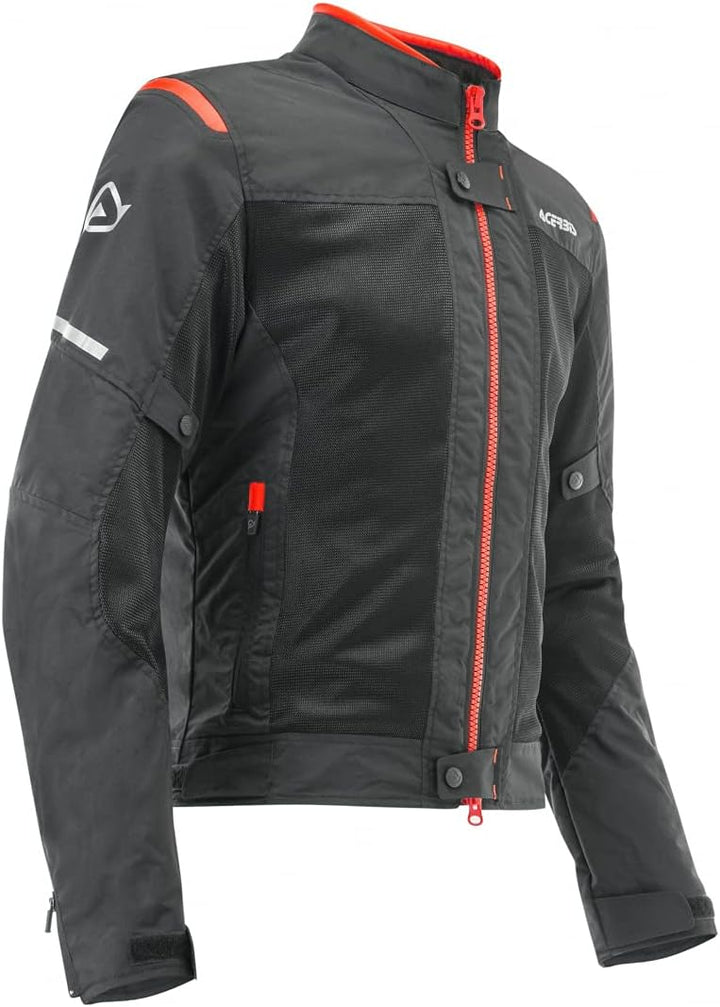 Acerbis Unisex 0023744.323.062 Jacke, schwarz/rot, S