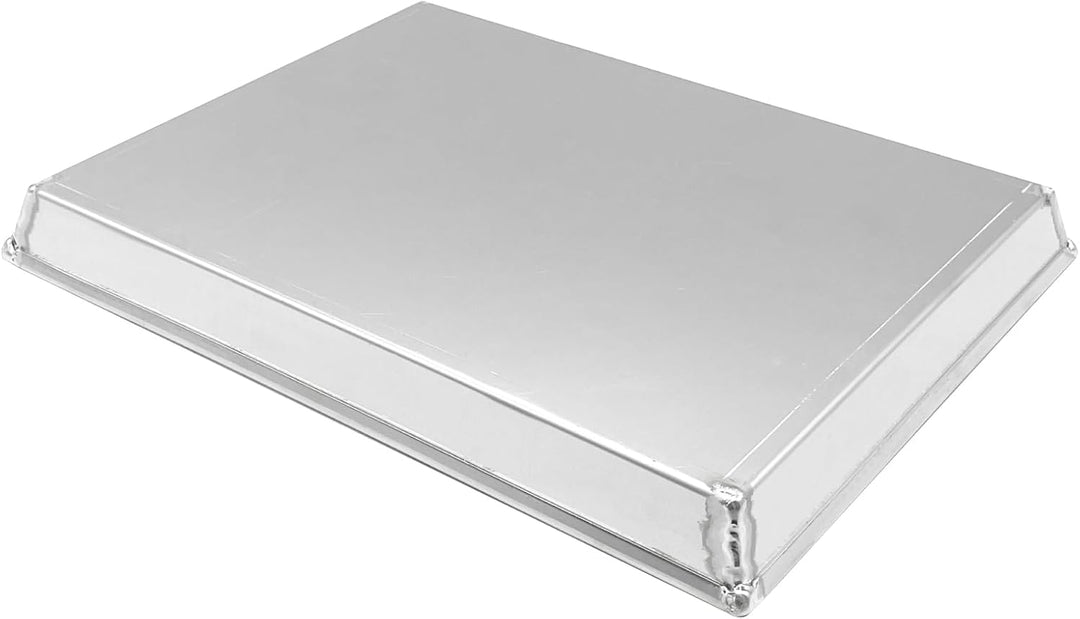 Pentole Agnelli COAL49 / 335 Niedriges rechteckiges Backblech, Aluminium, Grau, 35 x 28 cm, 35 x 28