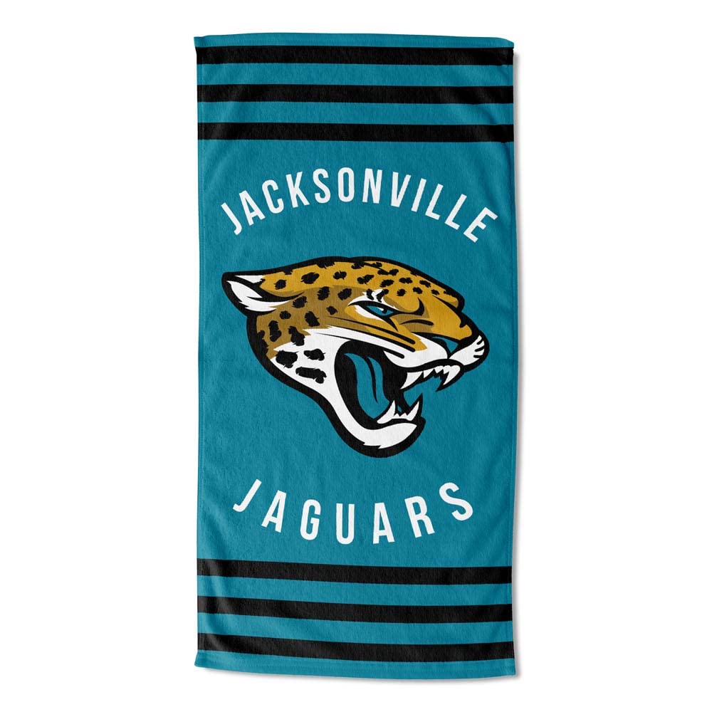The Northwest Company Unisex-Erwachsene Strandtuch Streifen Jacksonville Jaguars, Jacksonville Jagua