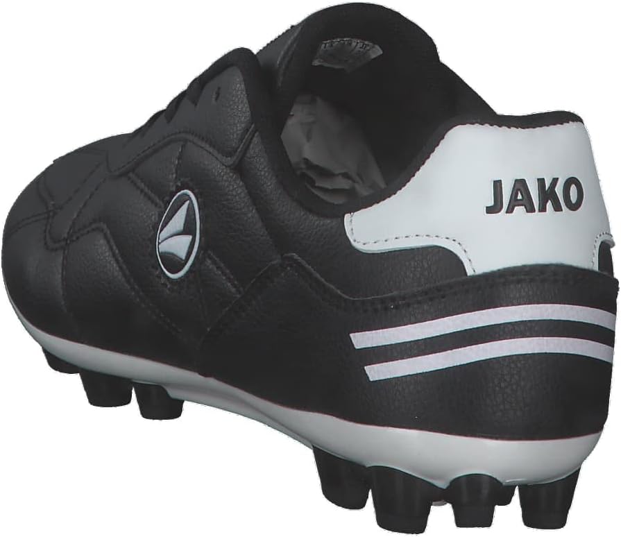 JAKO Fussball - Schuhe Kinder - Nocken Classico FG Kids 38 EU Jet Black, 38 EU Jet Black