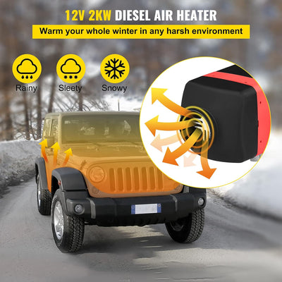 FlowerW 2 KW Diesel Heizung, 12 V Diesel Lufterhitzer, Diesel Standheizung, Air Standheizung, Air Di