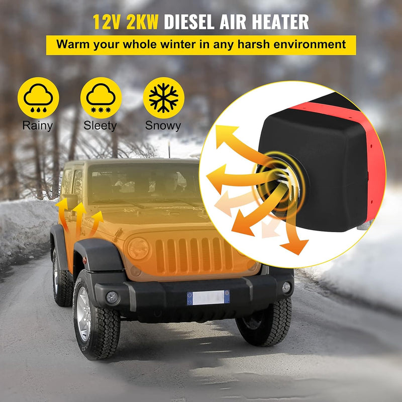 FlowerW 2 KW Diesel Heizung, 12 V Diesel Lufterhitzer, Diesel Standheizung, Air Standheizung, Air Di