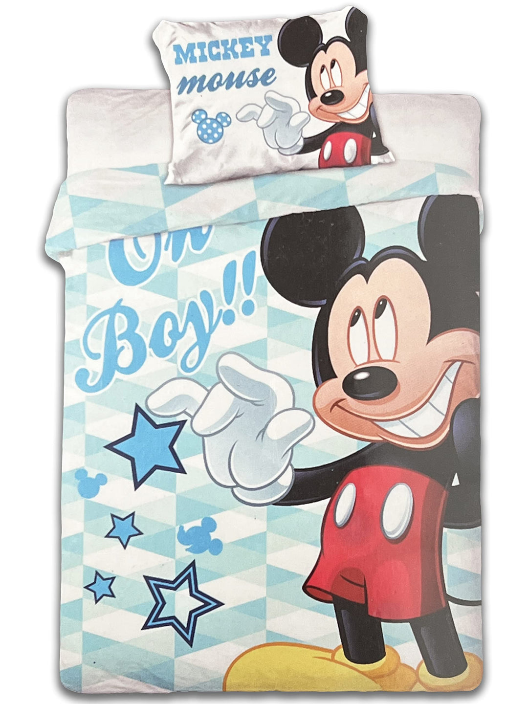 Disney Micky Maus Baby Wende Bettwäsche 100x135cm 100% Baumwolle (M05)