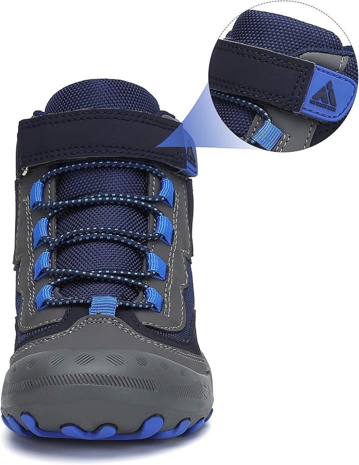 Mishansha Kinder Wanderschuhe Rutschfest Leicht Trekking Wanderstiefel für Jungen Mädchen Gr.24-38 B
