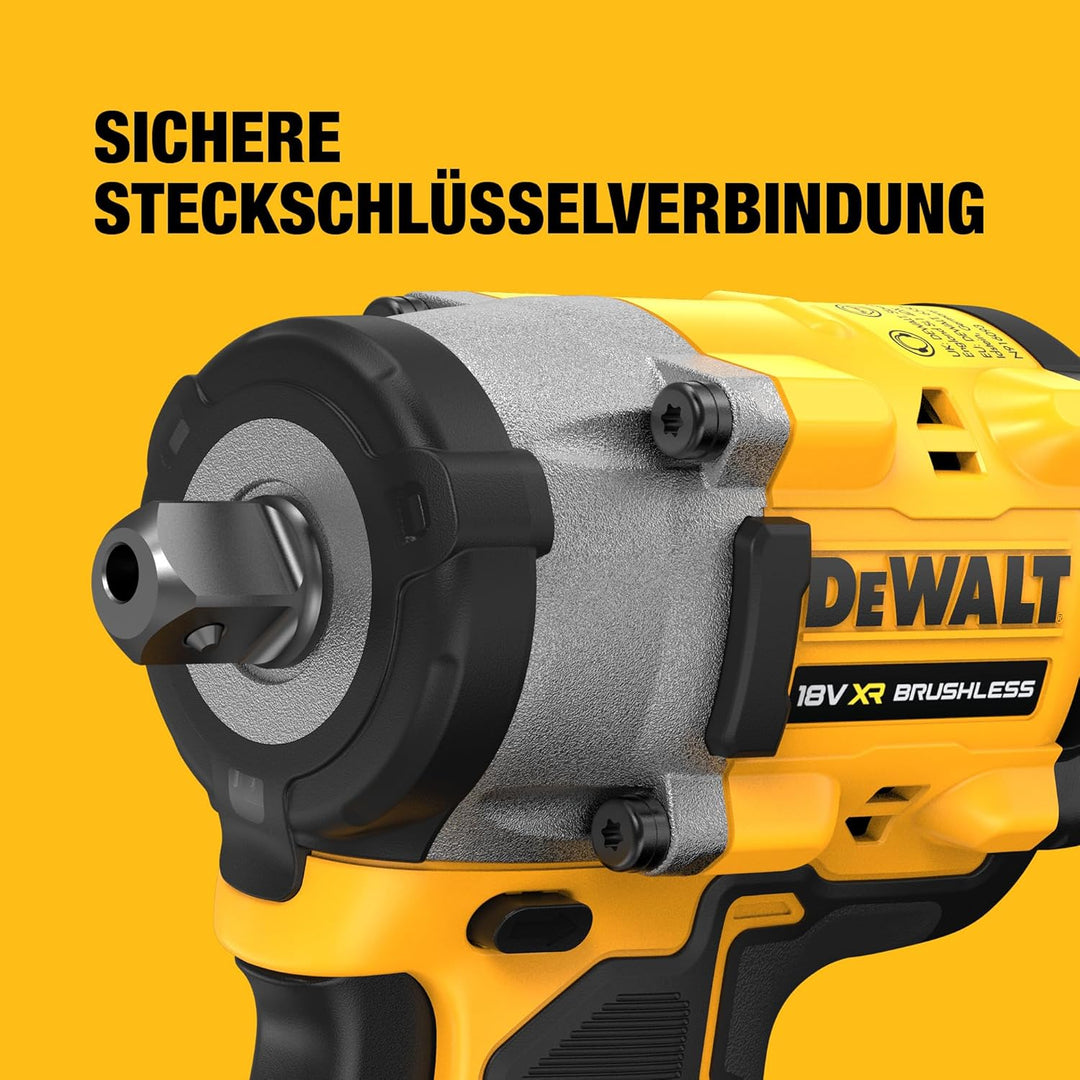 Dewalt XR Akku-Schlagschrauber DCF922N (18V, ½ Zoll Aussenvierkant-Aufnahme mit Kugelrastung, 406 Nm
