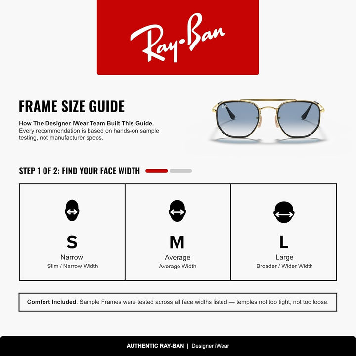 Ray-Ban Unisex Rb3648m Sonnenbrille, Gold, One Size