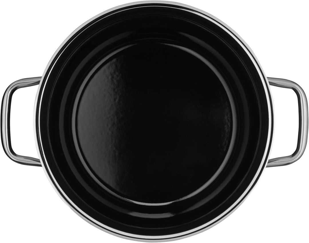 WMF Fusiontec Compact Topfset Induktion 3-teilig, Kochtopf Set, Dämpfer, Glasdeckel, Cromargan Edels
