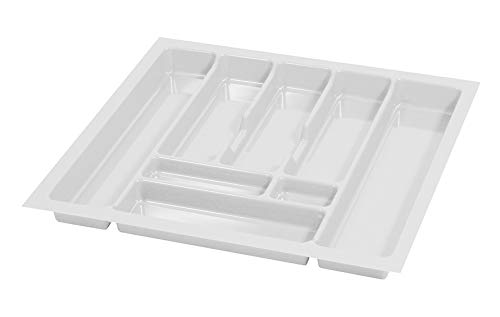 Alusfera Besteckkasten für Schubladen 60cm – Schubladen Organizer mit Fächeraufteilung – Hochwertige
