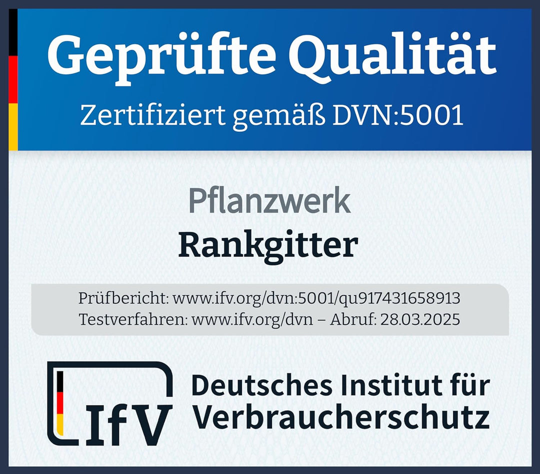 Pflanzwerk Pflanzkübel Rankgitter - 2 Stück - 78x35cm Pflanzen Rankhilfe Blumen Rosen Kletterhilfe 1