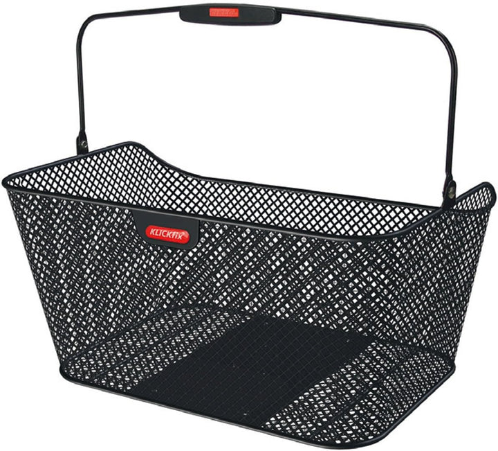 KLICKfix City Hinterradkorb für Racktime Schwarz, Schwarz