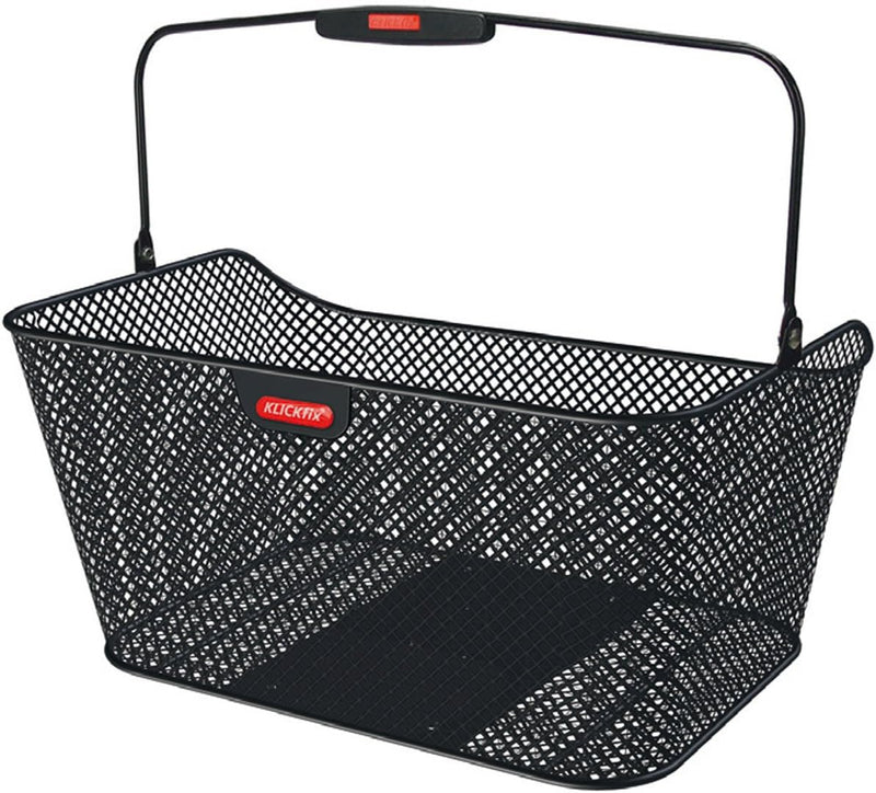 KLICKfix City Hinterradkorb für Racktime Schwarz, Schwarz