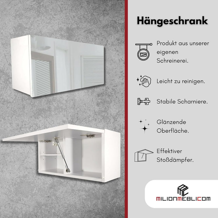 Badezimmerschrank Laura Hängeschrank Badezimmermöbel Klappbarer Badezimmer Wandschrank Teleskopöffnu
