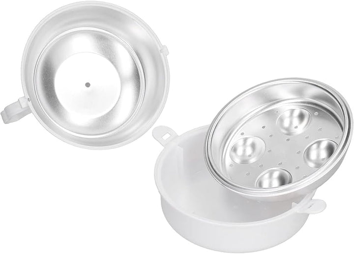 Mikrowellen Eierkocher,Eierdämpfer Hühnerform Eierkessel und 4-Cup Egg Pan für perfektes Egg Cooking