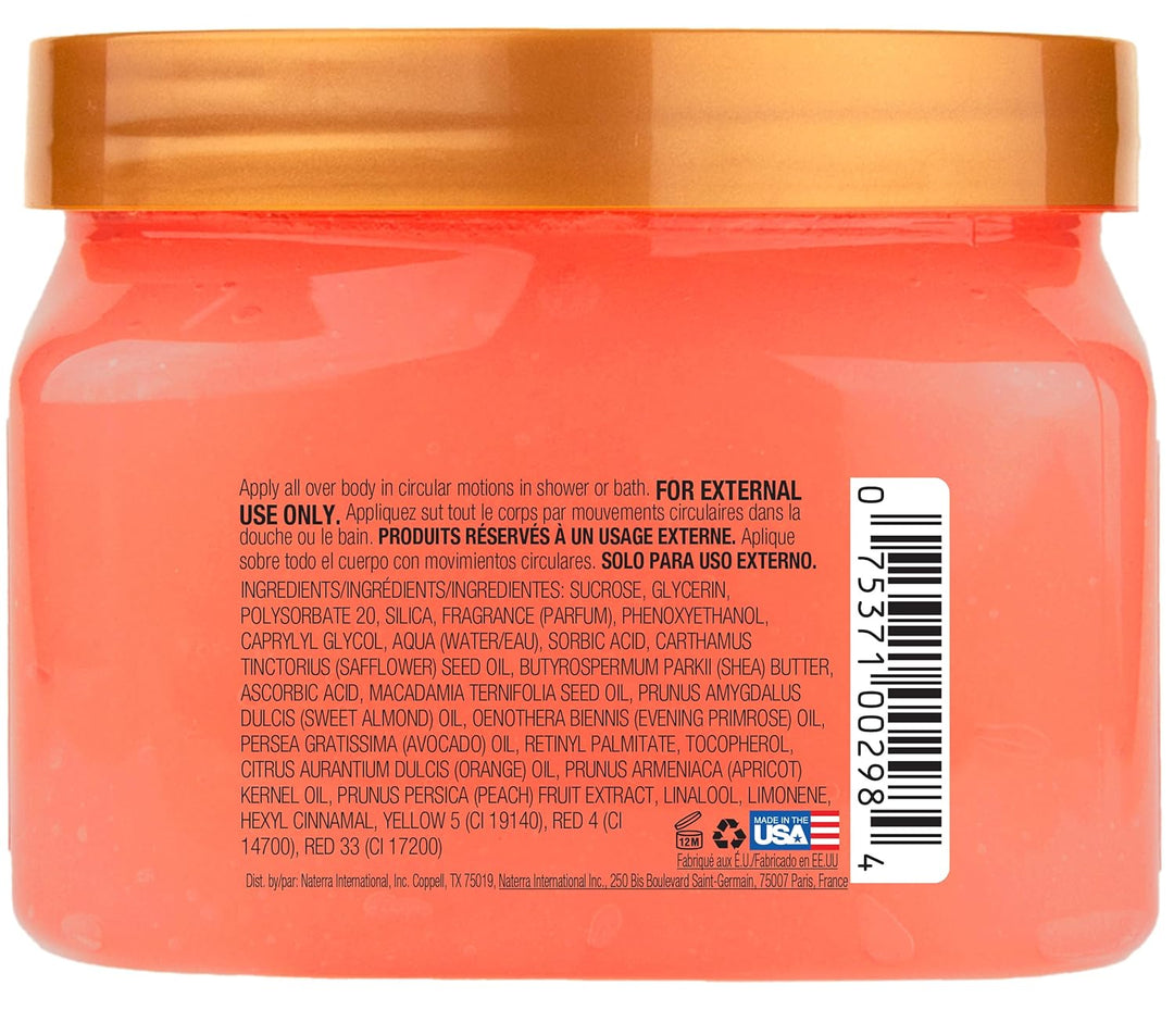 Tree Hut Peach Sorbet Shea Sugar Scrub, 450 ml, ultra-hydrating und peelating scrub for nourishing e
