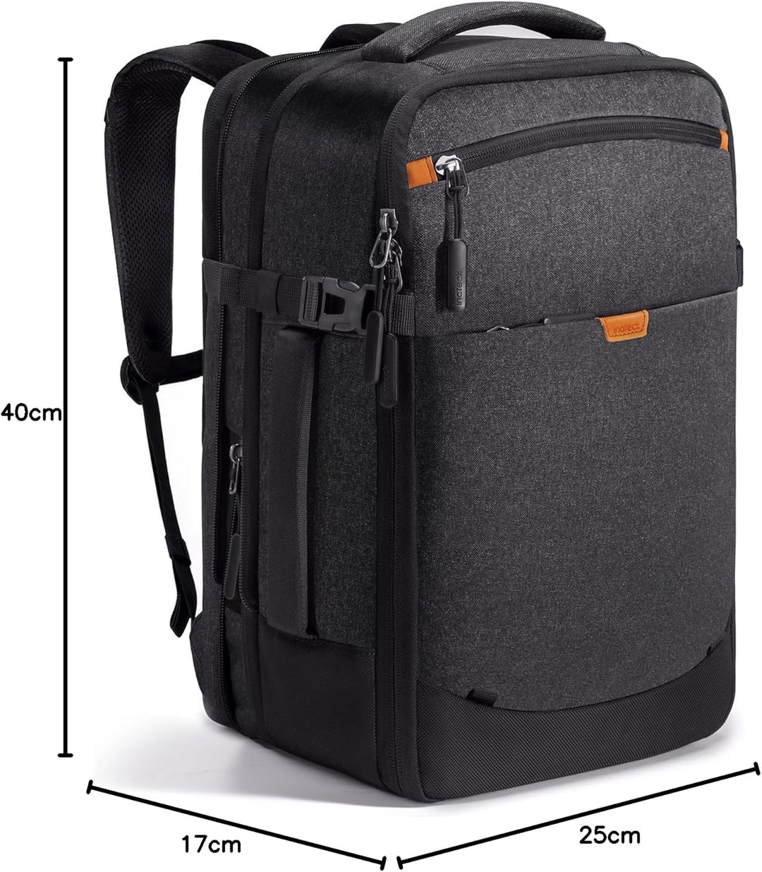 Inateck 17-20L Ryanair Handgepäck 40x20x25 Reiserucksack damen herren, Laptop Rucksack kompatibel mi