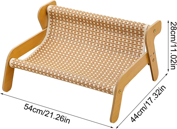 Sisal Kratzstuhl für Katzen – Outdoor & Indoor Katzen-Lounge-Stuhl, 2-in-1 & Bett | Stabiles, hausti