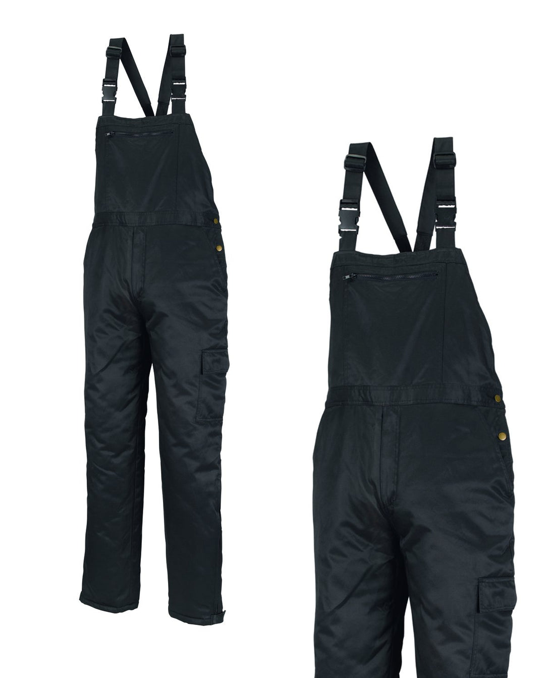 teXXor Kühlhaus-Latzhose Frigo warme Winterhose mit Hosenträgern, XL, schwarz, 4310 XL Schwarz, XL S