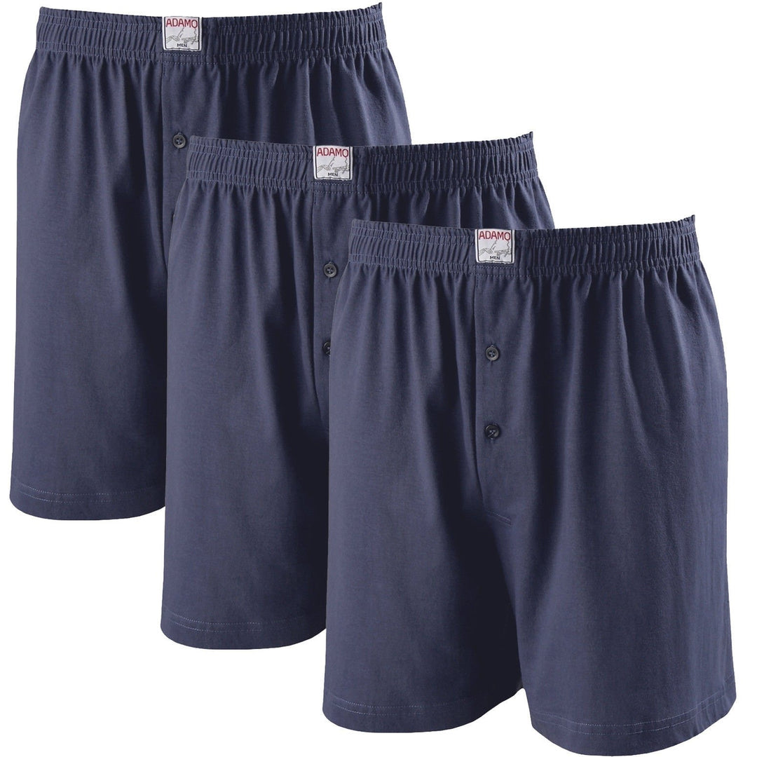 ADAMO James Boxershort im 3er Pack XXL-8 bis 8XL-20 schwarz 3XL Grosse Grössen Dark Denim, 3XL Gross