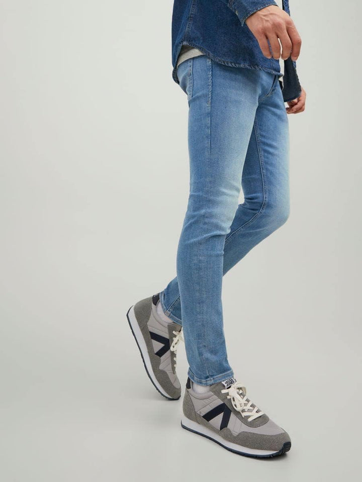 JACK & JONES Herren Jeans JJILIAM JJORIGINAL GE 314 - Skinny Fit - Blue Denim 29W / 30L Blue Denim,