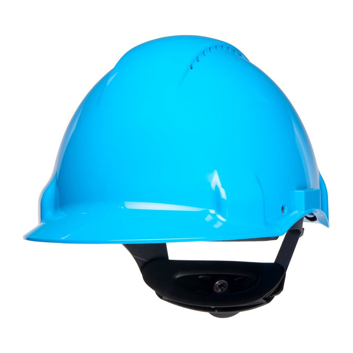 3M Peltor Schutzhelm G3000, G30NUB, mit 3M Uvicator Sensor, ABS, mit Schweissband und Ratschensystem
