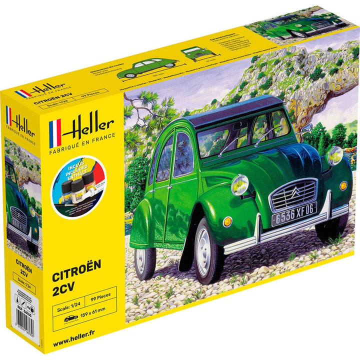 Heller 56765 Citroen 2 CV Modellbausatz, grau