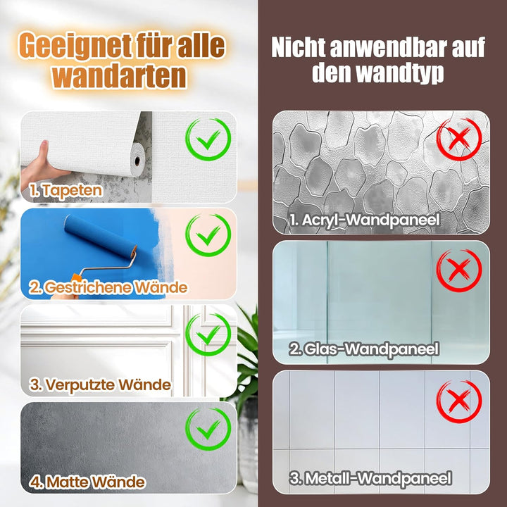 Messerblock Magnetisch 40 cm, Magnetleiste Messer aus Holz mit Supermagneten Und 2 Haken, Messerbloc