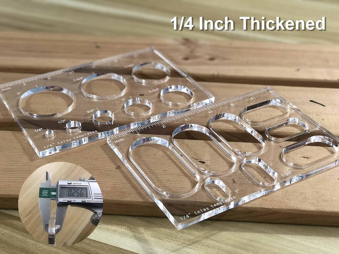 Router Jig Butterfly Star Inlay Templates, Dekorative und Router Templates für die Holzbearbeitung (