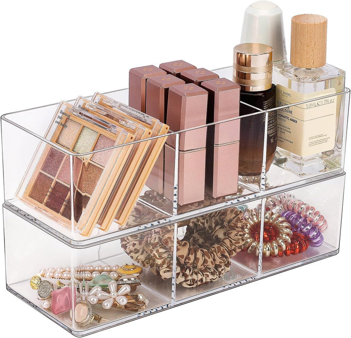 JessLab Schubladen Organizer, Acryl Make-up Organizer Kosmetik Aufbewahrung Schmuck Display für Schr