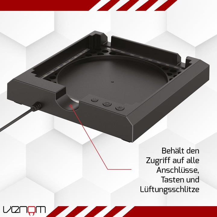 Venom Mehrfarbiger Konsolenständer mit LED-Licht (Xbox Series X) (Xbox Series