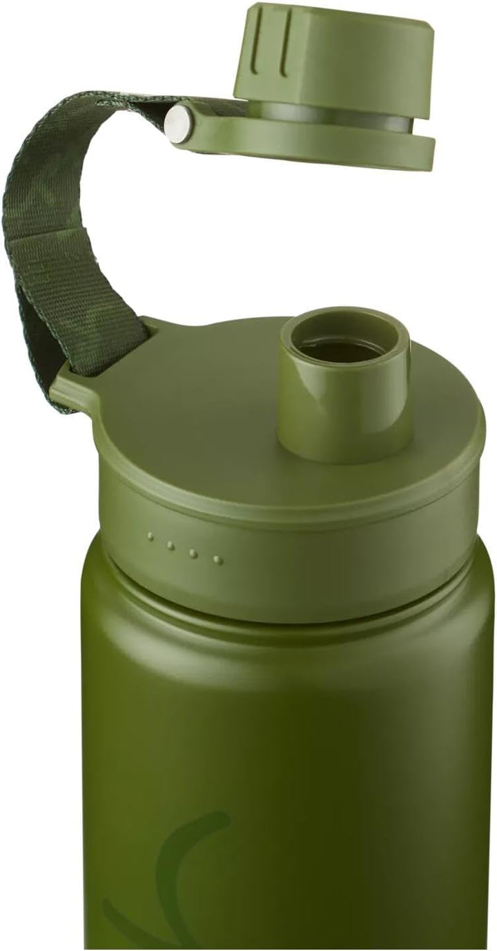 Satch aus Edelstahl BPA-frei 0,5l, Auslaufsicher und Kohlensäure geeignet, für Heisse und Kalte Getr