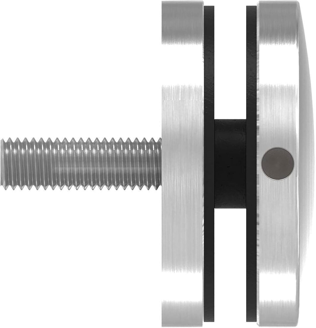 STEINBACHER© | Edelstahl Glaspunkthalter Ø62mm, Anschluss: flach, V2A