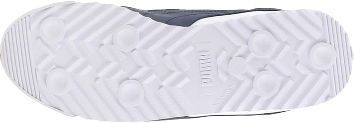 PUMA Herren Roma Basic Sneaker 43 EU Weiss New Navy, 43 EU Weiss New Navy