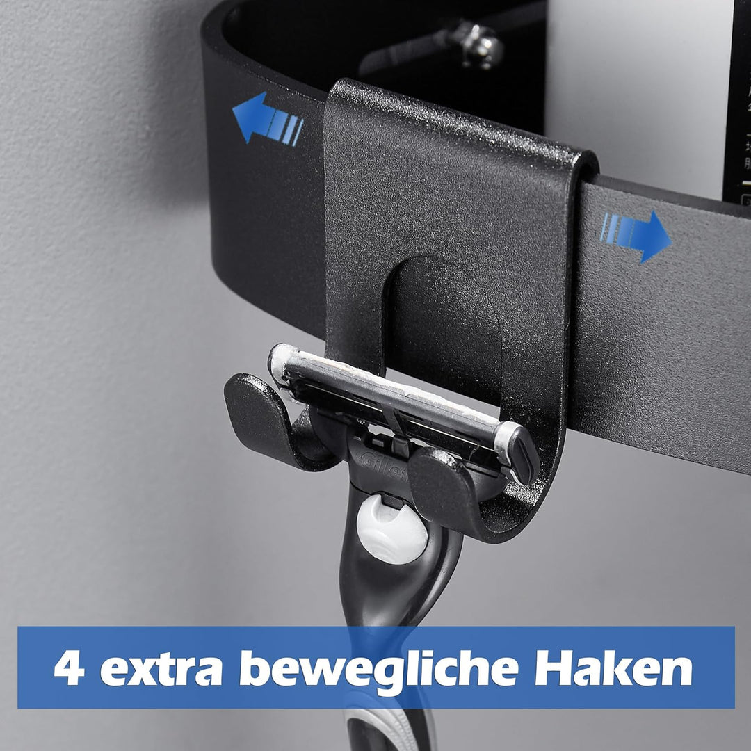 Duschablage Ohne Bohren Duschregal Ecke Badezimmer Organizer Badregal Duschkorb, Dusche eckregal mit