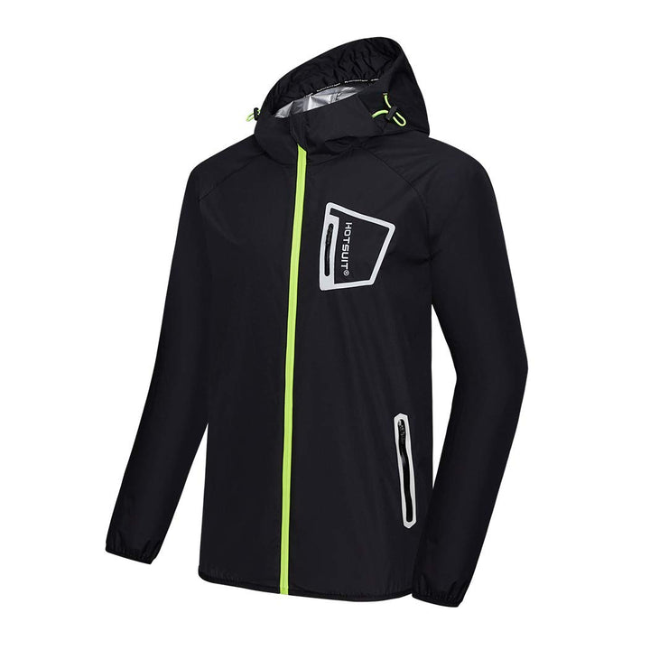 HOTSUIT Herren Sportanzug Workout Gym Jacke M 3.0 nur schwarze saunajacke