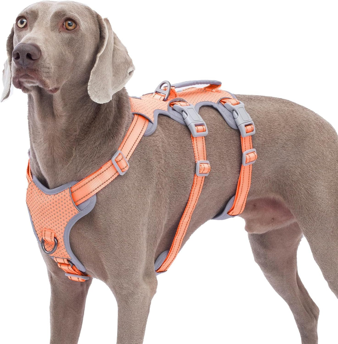 Huntboo Sicherheitsgeschirr Hund Ausbruchsicher,Sicheres Hundegeschirr No Escape,Reflektierendes Ges