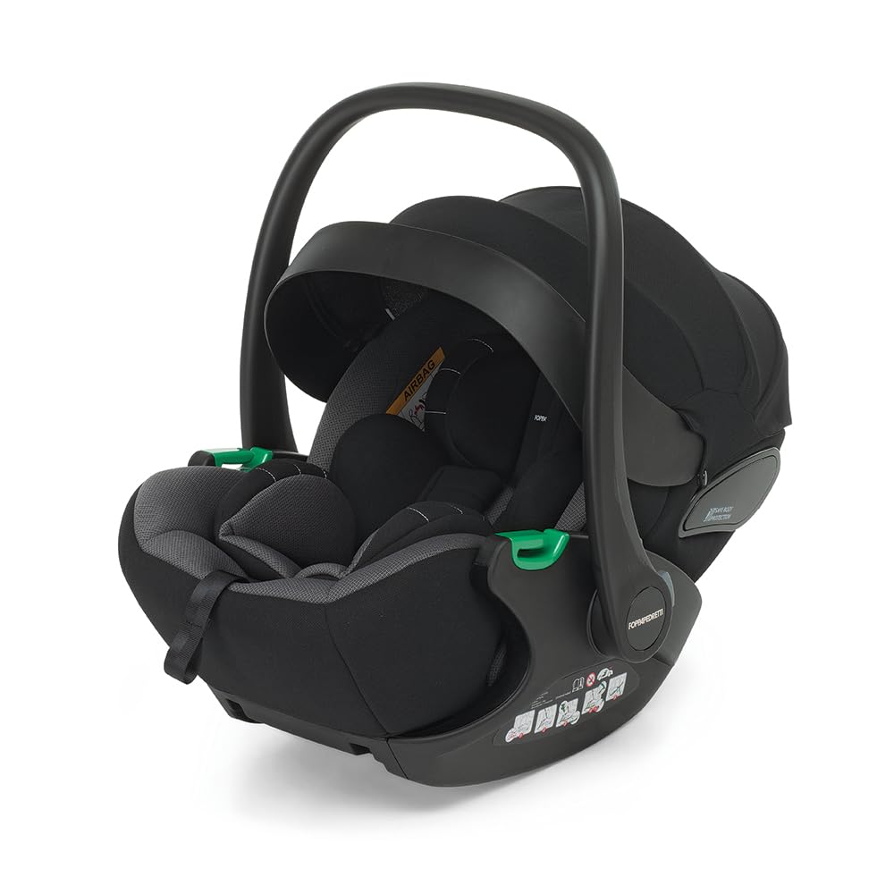 Foppapedretti Rek i-Size Babyschale, neigbar, Schwarz, schwarz