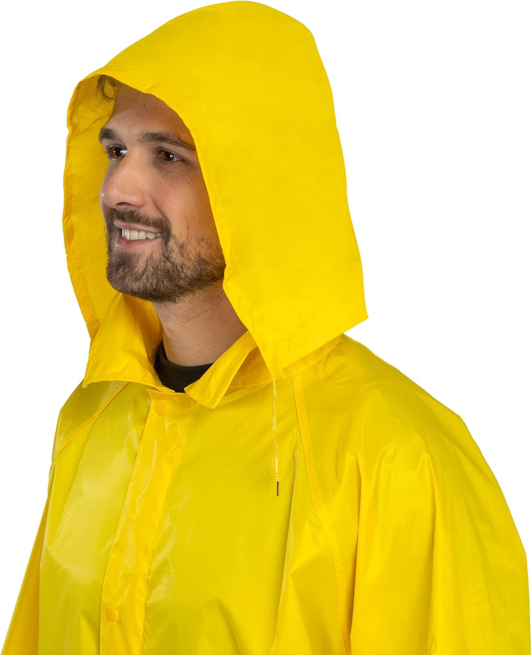 BWOLF POSEIDON Regenmantel Herren Regenmantel Wasserdichte Lange Regenjacke Outdoor Wiederverwendbar
