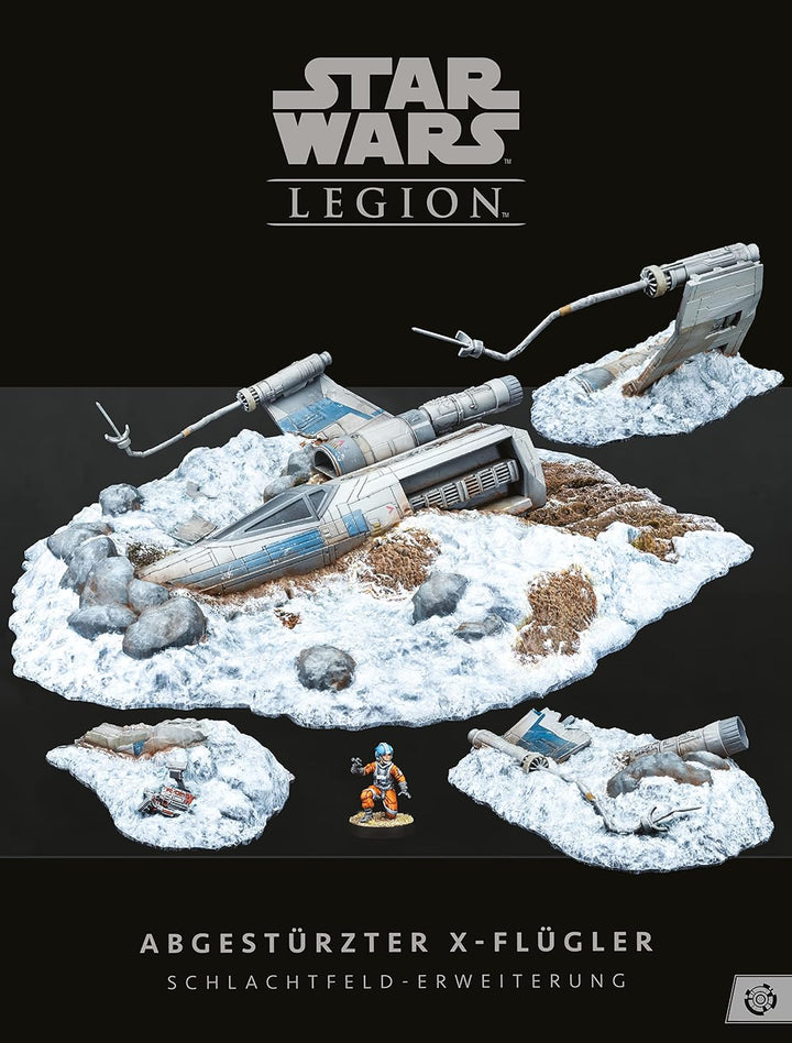 Asmodee | Atomic Mass Games | Star Wars: Legion – Abgestürzter X-Flügler | Erweiterung | Tabletop |