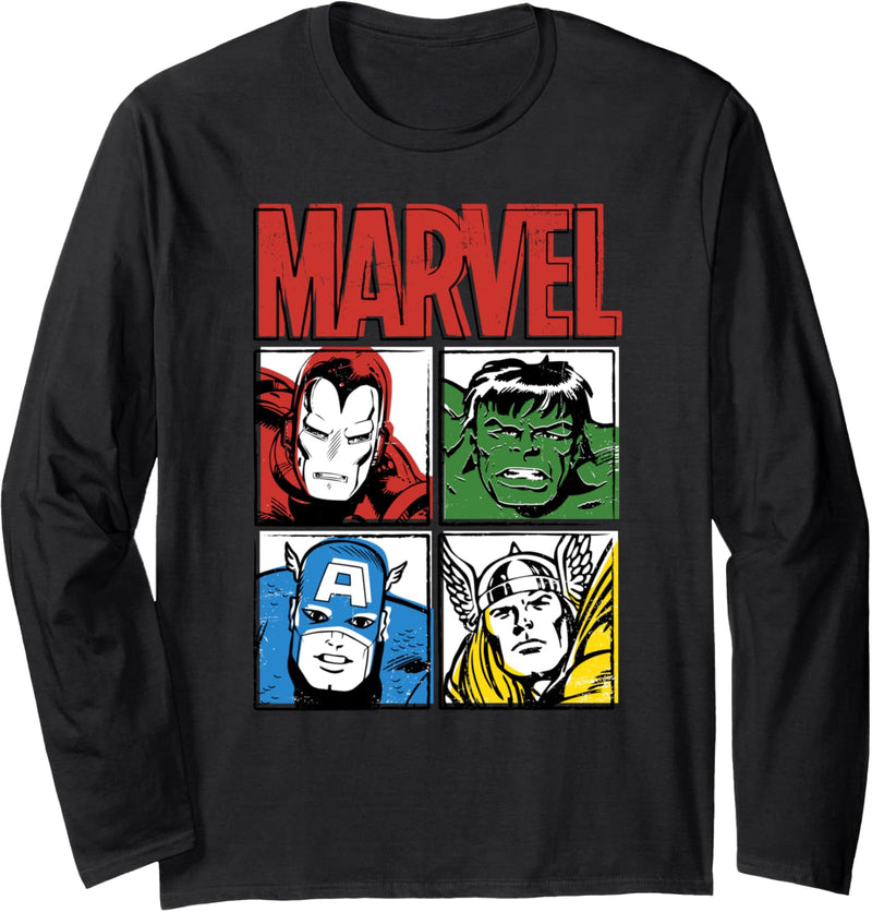 Marvel Avengers Faces Langarmshirt