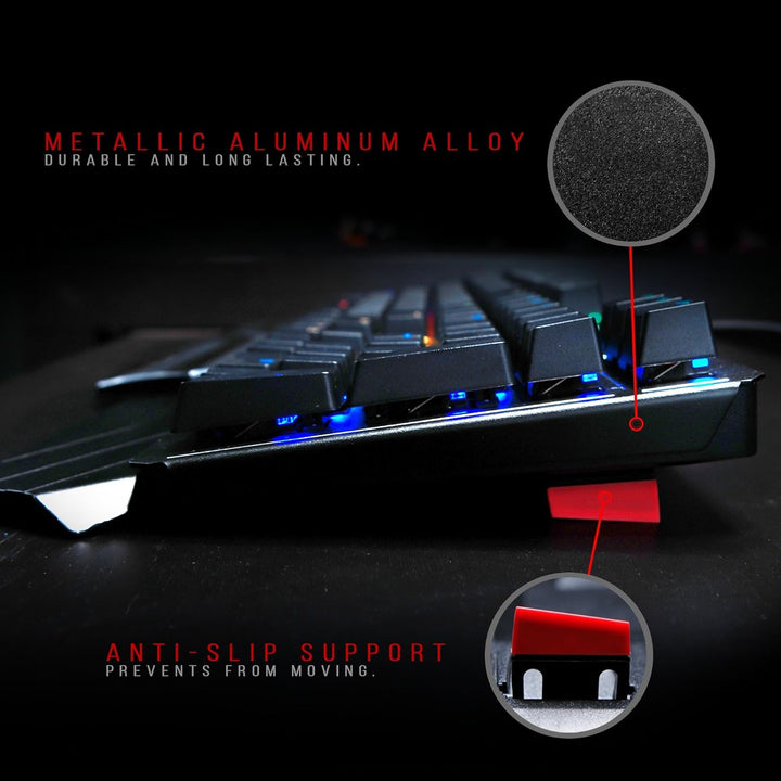 Bloody B975 Gaming-Tastatur: Linearer optischer Schalter – Licht und sofortiges Feedback, schnellste