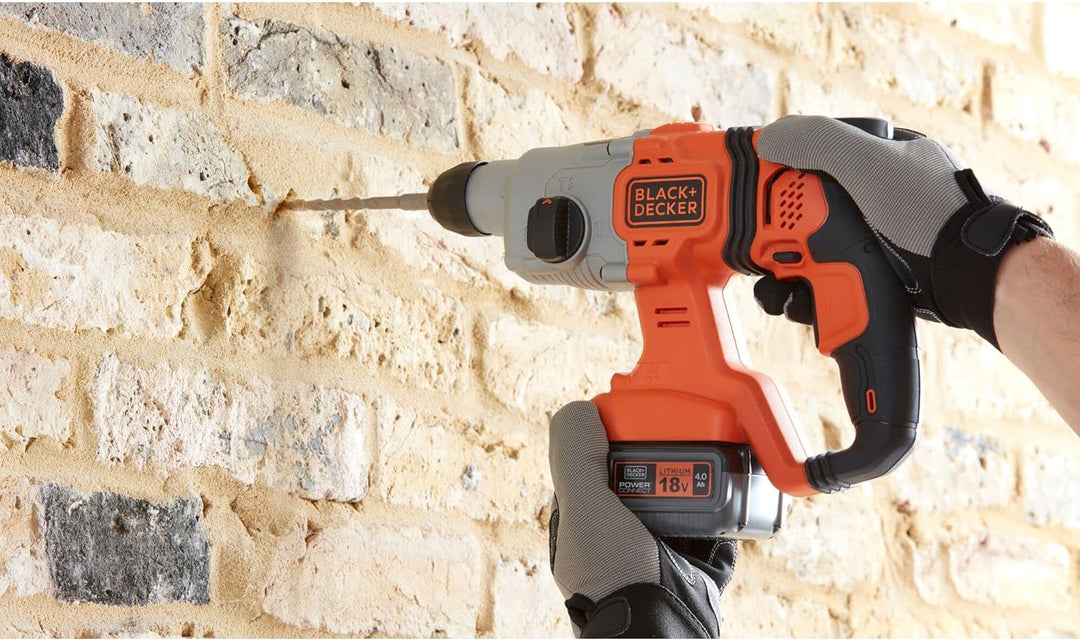 Black+Decker Li-Ion Akku (18V 4,0Ah, für alle 18V / F5 Gartengeräte und Elektrowerkzeuge, anwenderfr