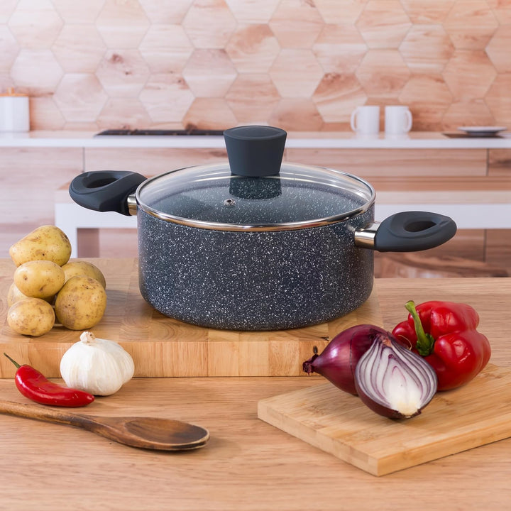 Russell Hobbs RH00848EU Nightfall Stone kochtopf, BPA-Frei, 2.5L Ungefähre Füllmenge antihaftbeschic