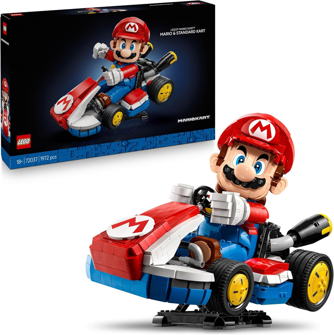 LEGO Super Mario: Mario Kart: Mario & Standard-Kart – Nintendo Figur und baubares Auto für Gaming-Fa