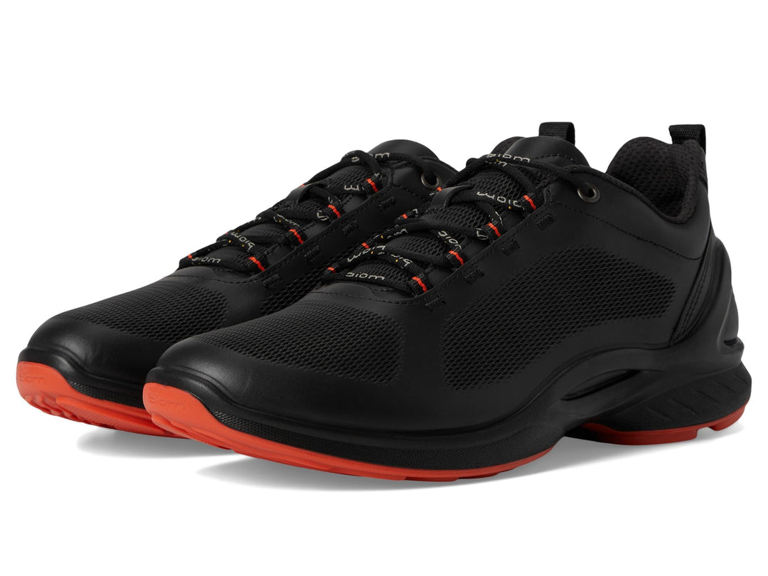 ECCO Herren Biomfjuelm Sneaker 39 EU Black Red, 39 EU Black Red
