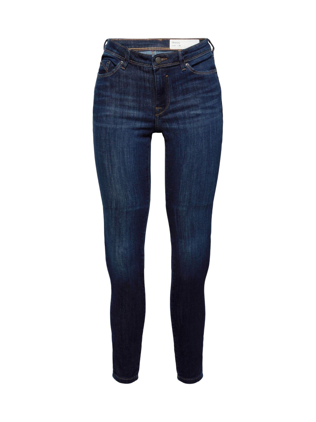 ESPRIT Damen Slim Low Jeans, 25W / 34L 901/Blue Dark Wash - New
